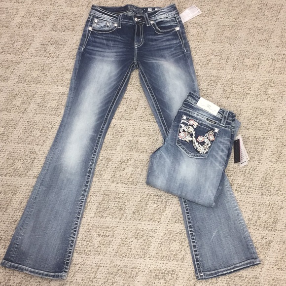 Miss Me Boot Cut Jeans - Picture 2 of 4